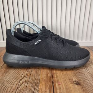 Kizik Madrid Eco Knit Black Hands Free Casual Walking Sneakers Shoes